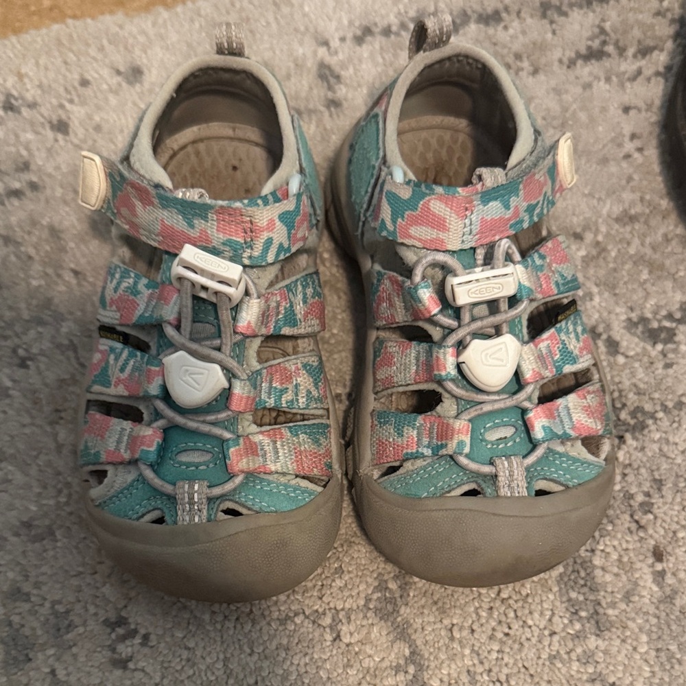Keen Kids' Blue and Pink Sandals